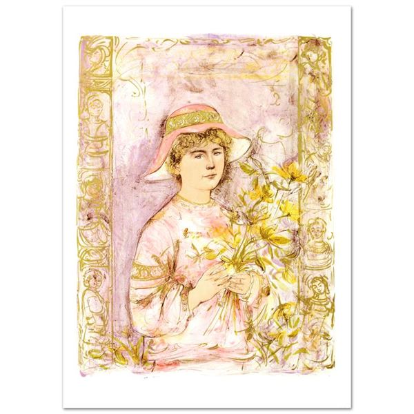 Hibel (1917-2014) "Flora" Limited Edition Lithograph On Paper