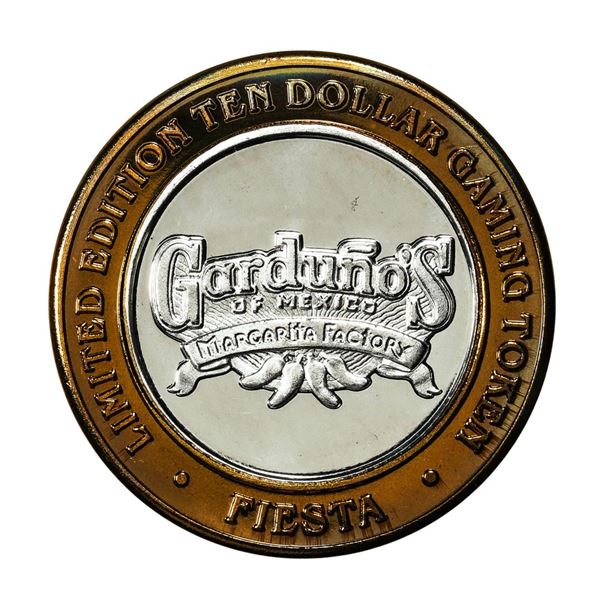 .999 Silver Fiesta Casino and Hotel Las Vegas $10 Casino Limited Edition Gaming Token