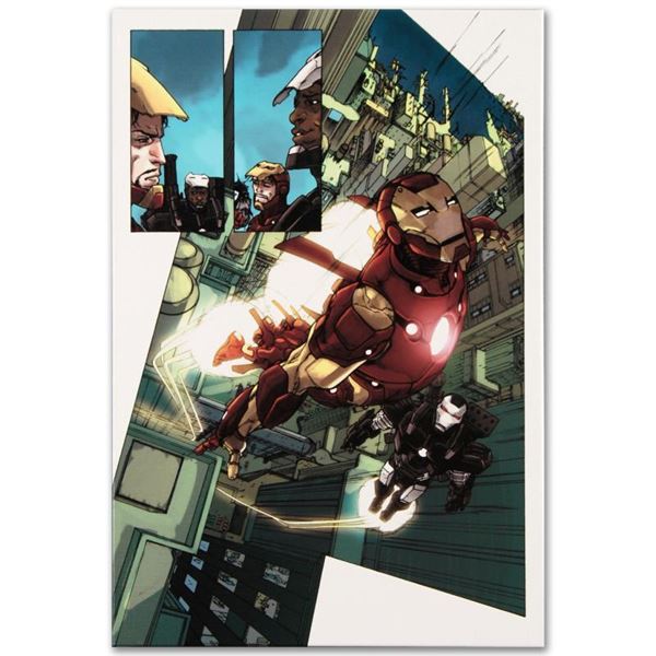 Marvel Comics  Iron Man 20 #1  Limited Edition Giclee On Canvas