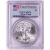 Image 1 : 2015 $1 American Silver Eagle Coin PCGS MS70 First Strike