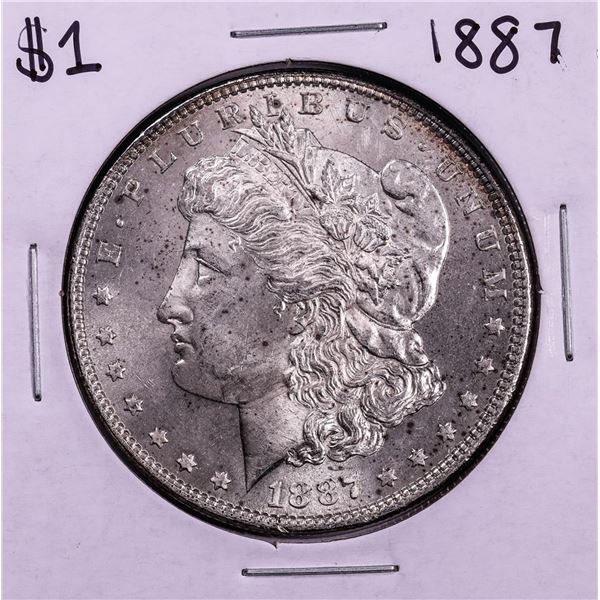 1887 $1 Morgan Silver Dollar Coin