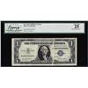 Image 1 : 1935E $1 Silver Certificate Note Fr.1614 Gutter Fold Error Legacy Very Fine 25