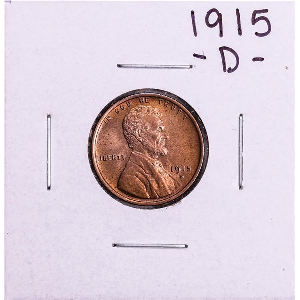 1915-D Lincoln Wheat Cent Coin