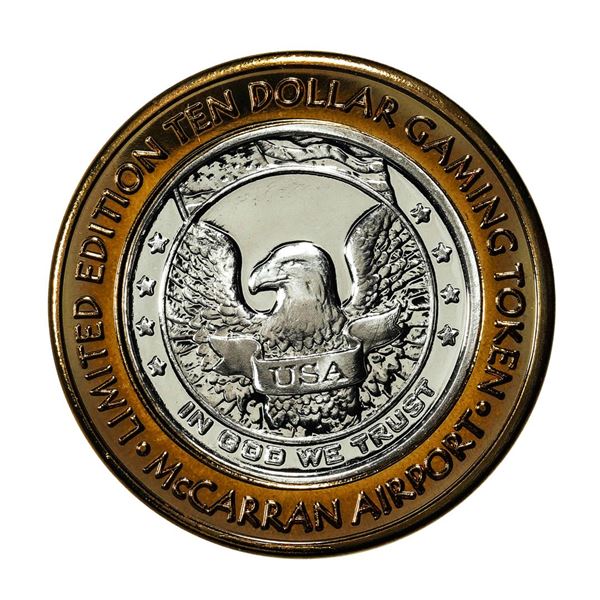 .999 Silver McCarran International Airport Las Vegas, NV $10 Limited Gaming Token