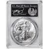 Image 1 : 2021-(S) Ty. 1 $1 American Silver Eagle Coin PCGS MS70 Cleveland Signature FDOI
