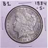 Image 1 : 1884-S $1 Morgan Silver Dollar Coin