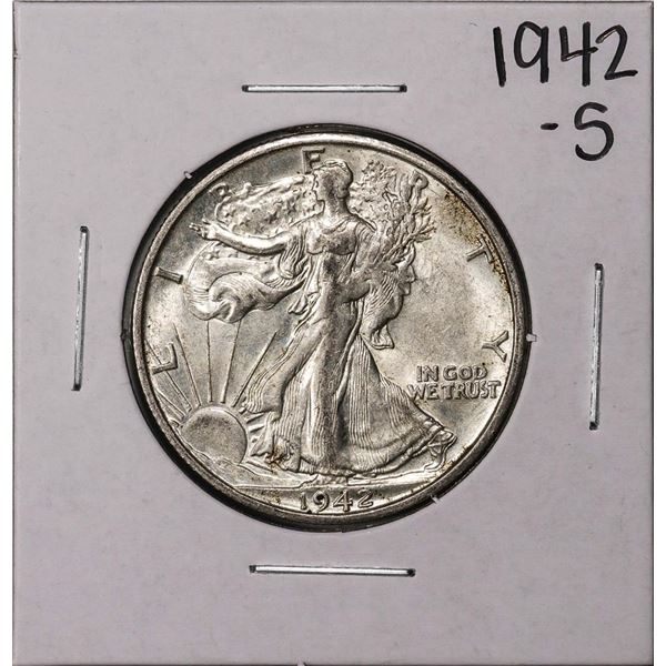 1942-S Walking Liberty Half Dollar