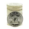 Image 2 : Roll of (20) Brilliant Uncirculated 1958-D Franklin Half Dollar Coins