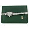 Image 9 : Rolex Ladies Stainless Steel Green Diamond & Emerald Datejust Wristwatch