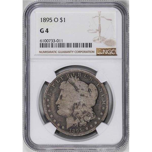 1895-O $1 Morgan Silver Dollar Coin NGC G4