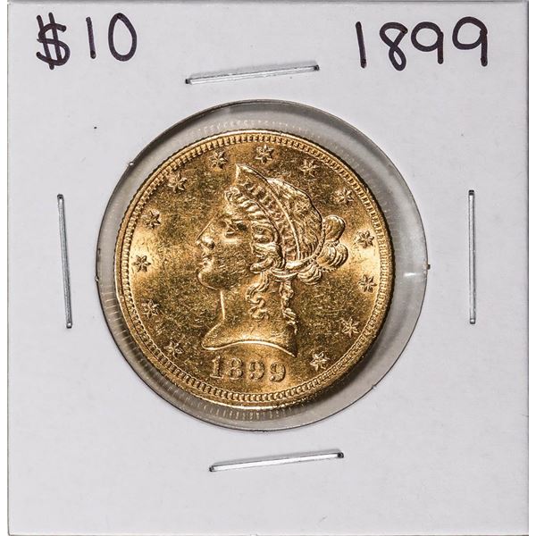 1899 $10 Liberty Head Eagle Gold Coin