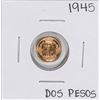 Image 1 : 1945 Mexico Dos Pesos Gold Coin