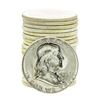 Image 1 : Roll of (20) Brilliant Uncirculated 1962-D Franklin Half Dollar Coins