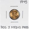 Image 1 : 1945 Mexico Dos Y Medio Pesos Gold Coin