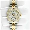 Image 3 : Rolex Men's Two Tone Diamond and Sapphire Datejust Wristwatch