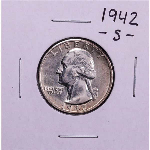 1942-S Washington Quarter Coin