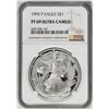 Image 1 : 1995-P $1 Proof American Silver Eagle Coin NGC PF69 Ultra Cameo