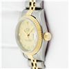 Image 5 : Rolex Two Tone Champagne Diamond Datejust Wristwatch
