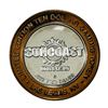 Image 2 : .999 Fine Silver Suncoast Las Vegas, Nevada $10 Limited Edition Gaming Token