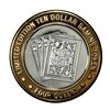 Image 1 : .999 Silver Four Queens Hotel & Casino Nevada $10 Limited Edition Gaming Token