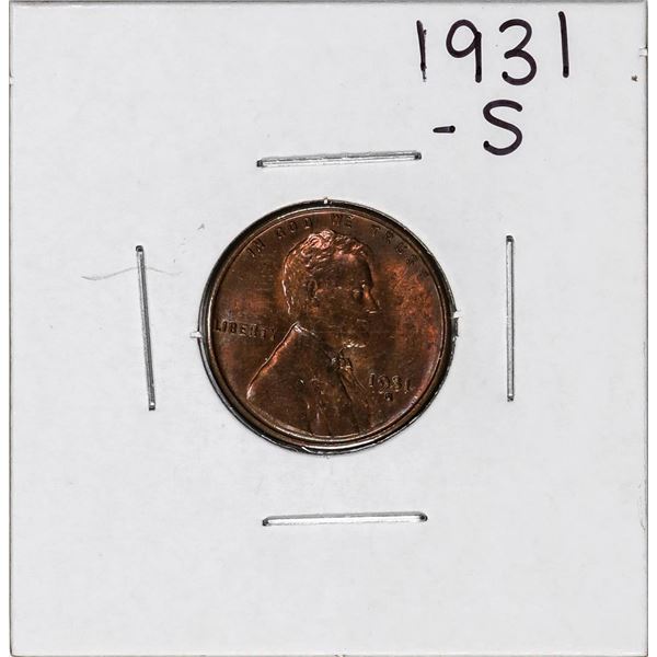 1931-S Lincoln Wheat Cent Coin