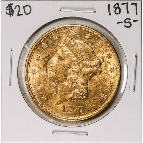 1877-S $20 Liberty Head Double Eagle Gold Coin