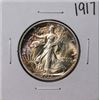 Image 1 : 1917 Walking Liberty Half Dollar Coin Amazing Toning