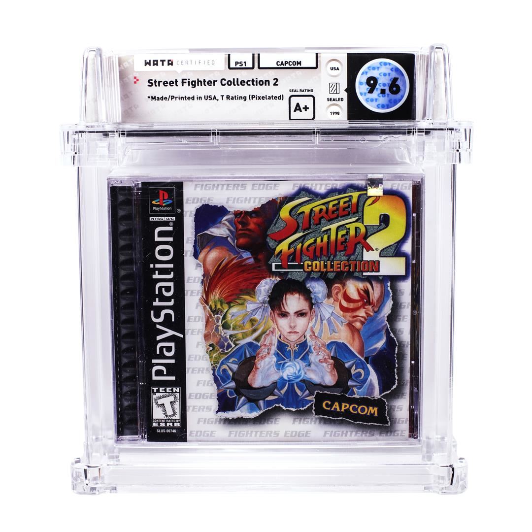 Street Fighter 2 Collection White Label - Sony Playstation 1 PS1 Street Fighter 2 Collection White Label - Sony Playstation 1 PS1