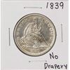 Image 1 : 1839 No Drapery Seated Liberty Half Dollar Coin