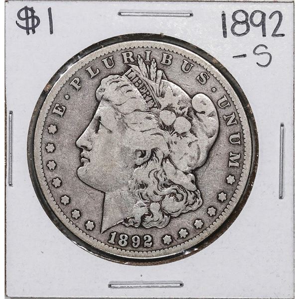 1892-S $1 Morgan Silver Dollar Coin