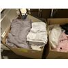 Image 1 : BOX OF ASSORTED SPA TOWELS & LINENS