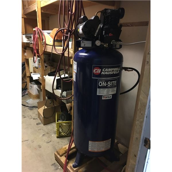 CAMPBELL HAUSFELD AIR COMPRESSOR - 60 GAL,/135 PSI./3.2 HP