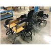 Image 2 : GROUP OF 14 ASSORTED CHAIRS-OFFICE CHAIRS, FOLDING COUNTER HEIGHT CHAIRS & SWIVEL CHAIRS