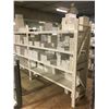 Image 2 : WHITE METAL HEAVY DUTY SHELF RACKING UNIT-APPROX. 13FT ACROSS X 6 1/2FT HIGH X 2FT WIDE