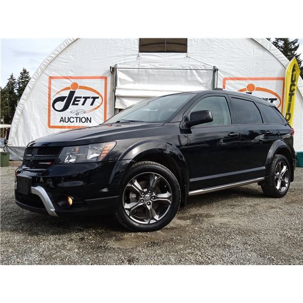 D1 --  2014 DODGE JOURNEY CROSSROAD AWD, Black, 92183 KM