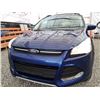 Image 8 : E6 --  2013 FORD ESCAPE SE, Blue, 175144 KM