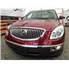 Image 8 : G1 --  2011 BUICK ENCLAVE CXL AWD, Red, 157579 KM