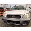 Image 8 : F6 --  2004 HYUNDAI SANTA FE GL, White, 253865 KM