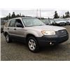 Image 9 : B2 --  2006 SUBARU FORESTER AWD, Silver, 205066 KM