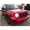 Image 14 : A12A --  2008 JEEP PATRIOT SPORT 4X4, Red, 218528 KM