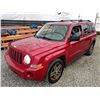 Image 4 : A12A --  2008 JEEP PATRIOT SPORT 4X4, Red, 218528 KM