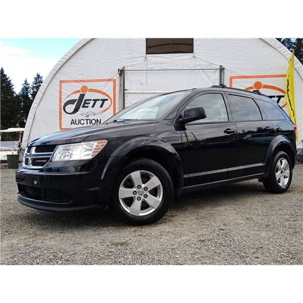 C6D --  2015 DODGE JOURNEY SE , Black, 175885 KM