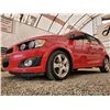 Image 2 : A12C --  2012 CHEVROLET SONIC LT , Red, 203749 KM