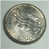 Image 1 : Italy 500 Lire BU Nice Coin 1961