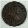 Image 2 : Canadian Large Cent 1882 Obverse 2 EF+