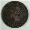 Image 2 : Canadian Large Cent 1882 Signs of Repunched Die Obverse 1 VF+