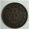 Image 1 : Canadian Large Cent 1884 Obverse 2 EF+