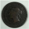 Image 2 : Canadian Large Cent 1891 Large Date Large Leave G