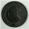Image 2 : Canadian Large Cent 1891 Small Date Small Leaves F-VF