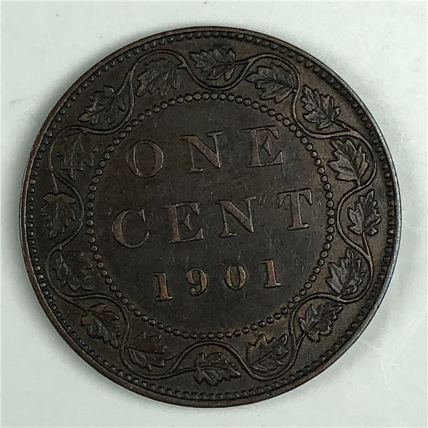 Canadian Large Cent 1901 EF